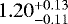 $1.20^{&#x002B;0.13}_{-0.11}$