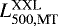 $L^{\textrm{XXL}}_{500,\textrm{MT}}$