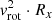 $ v_{{\rm{rot}}}^2\cdot{R_x} $