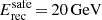 $ E^{\mathrm{safe}}_{\mathrm{rec}}\,{=}\,20 \, \text{GeV} $