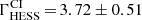 $ {\Gamma}_{\mathrm{HESS}}^{\mathrm{CI}}\,{=}\,3.72\pm0.51 $