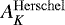 $A_K^{\mathrm{Herschel}}$