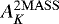 $A_K^{\mathrm{2MASS}}$