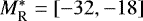 $M_{\textrm{R}}^*=[-32 ,-18]$