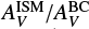 $ {A^{\rm ISM}_{V}/A^{\rm BC}_{V}} $