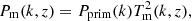 $$ \begin{aligned} P_{\rm m}(k,z) = P_{\rm prim}(k) T^2_{\rm m}(k,z) , \end{aligned} $$