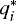 $q_{i}^{\ast}$