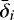 $\bar \delta_i$