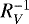 $R_V^{-1}$