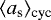 $\langle a_{\textrm{s}}\rangle_{\textrm{cyc}}$