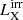 $ L_{\mathrm{X}}^{\mathrm{irr}} $