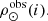 $ \rho^{\mathrm{obs}}_{\odot}(i). $