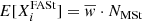 $ E[X^{\mathrm{FASt}}_i]=\overline{w} \cdot N_{\mathrm{MSt}} $