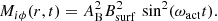 $$ \begin{aligned} M _{i \phi }(r,t) = A_{\mathrm{B} }^2 B_{\mathrm{surf} }^2 \, \sin ^{2}(\omega _{\mathrm{act} } t). \end{aligned} $$