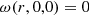 $$ \begin{aligned} \omega (r,0,0) = 0 \end{aligned} $$
