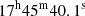 $ \rm{17^h 45^m 40.1^s} $