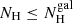 $ N_{\mathrm{H}} \le N_{\mathrm{H}}^{\mathrm{gal}} $