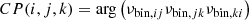 $$ \begin{aligned} CP(i,j,k) = \arg \left( \nu _{\mathrm{bin},ij} \nu _{\mathrm{bin},jk} \nu _{\mathrm{bin},ki} \right) \end{aligned} $$