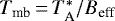 $T_{\textrm{mb}}\,{=}\, T_{\textrm{A}}^{*}/B_{\textrm{eff}}$