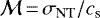$\mathcal{M} \,{=}\, \sigma_{\textrm{NT}}/c_{\textrm{s}}$