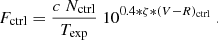 $$ \begin{aligned} F_{\rm ctrl} = \frac{c\ N_{\rm ctrl}}{T_{\rm exp}}\ 10^{0.4*\zeta *(V{-}R)_{\rm ctrl}}\ . \end{aligned} $$