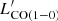 $ L_{{\rm{CO}}({\rm{1 - 0}})}^\prime \ $