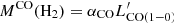 $ {M^{{\rm{CO}}}}({{\rm{H}}_{\rm{2}}}) = {\alpha _{{\rm{CO}}}}L_{{\rm{CO}}({\rm{1 - 0}})}^\prime \ $