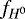$f_{H^{0}}$
