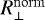 $R_{\perp}^{\mathrm{norm}}$