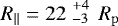 $R_{||}=22\stackrel{&#x002B;4}{_{-3}}\,R_{\mathrm{p}}$