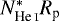 $N^*_{\ion{He}{i}} R_{\textrm{p}}$