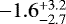 $-1.6^{&#x002B;3.2}_{-2.7}$