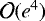 $\mathcal{O}(e^4)$