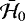 $\bar{\mathcal{H}}_{0}$