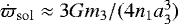 $\dot{\mathrm{\varpi}}_{\mathrm{sol}} \approx 3 G m_3/(4 n_1 a_3^3)$