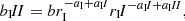 $$ \begin{aligned} b_\mathrm I\!I\!I = b r_\mathrm{I} ^{-a_\mathrm{I} + a_\mathrm I\!I } r_\mathrm I\!I ^{-a_\mathrm I\!I + a_\mathrm I\!I\!I } ,\end{aligned} $$