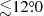 $ {\lesssim}12{{\overset{\circ}{.}}}0 $