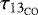 $\tau_{13_{\textrm{CO}}}$