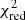 $ \chi _{{\rm{red}}}^2\ $
