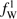 $ {f}_{\text{ W}}^{1} $