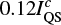 $ 0.12 I^c_{\rm QS} $