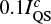 $ 0.1 I^c_{\rm QS} $