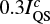 $ 0.3 I^c_{\rm QS} $