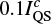 $ 0.1 I^c_{\rm QS} $