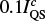 $ 0.1 I^c_{\rm QS} $