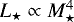 $L_{\star} \propto M_{\star}^{4}$