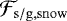 $\mathcal{F}_{\rm{s/g, snow}}$