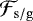 $\mathcal{F}_{\rm{s/g}}$