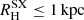 $ R_{\mathrm{H}}^{\mathrm{SX}} \leq 1\,{\rm{kpc}} $