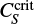 $ C^{\rm crit}_{S} $